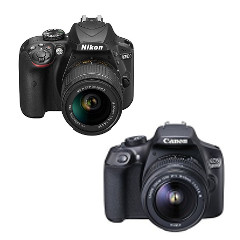 Comparativa Nikon D3400 VS Canon EOS 1300D
