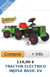 Comprar Tractor Eléctrico Injusa 6V Basic